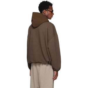 เสื้อสเวตเชิ้ตมีฮู้ดผ้าคอตตอนสำหรับผู้ชายสีทึบมีฮู้ดขนาด420กรัมพร้อมโลโก้เฉพาะบุคคล | เสื้อฮู้ดขายส่ง - Product Image 1