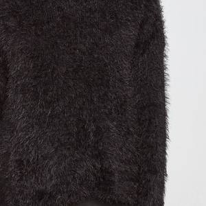 2022สเวตเตอร์แบบสวมหัวให้ความอบอุ่นในฤดูหนาวของผู้หญิงวัสดุขนสัตว์คุณภาพสูงพิมพ์ลายลำลองตกแต่งขนาดฟรีไซส์ - Product Image 6