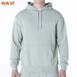 Jersey de mezcla de algodón suave básico para hombre, sudadera informal de invierno, ropa informal cálida de Color sólido, Top con estampado bordado 3D - Product Image 1