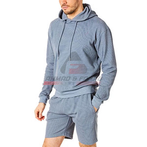 Último diseño hecho en Pakistán Hombres Sudaderas con capucha Conjunto corto Hombres de moda Sudaderas con capucha Conjunto corto 2025 - Product Image 3