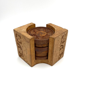 Top Selling <b>Wood</b> coaster for <b>Desktop</b> and Table Top Customized Color and Shape Handmade Coasters for Sale - Product Image 5