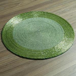 Custom Luxury Handmade Embroidery Beaded Coaster & Animal Style Cup Mat <b>Placemat</b> Eco-Friendly Home Wedding Table Runner - Product Image 3