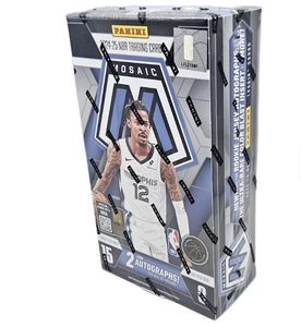 กล่องการ์ดบาสเก็ตบอล Panini Mosaic ปี 2024 25 ชิ้น ของแท้จากโรงงาน ซีลโรงงาน ราคาขายส่ง - Product Image 1