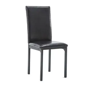 Chaise en métal de haute qualité, chaise moderne de luxe, cadre enduit noir, prix de gros de l'inde quantité minimale de commande - Product Image 1