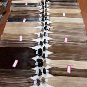 Vente en gros Extensions de cheveux humains bruts vietnamiens de couleur balayage à la kératine italienne Cheveux naturels soyeux et droits Style I Tip Hair - Product Image 2