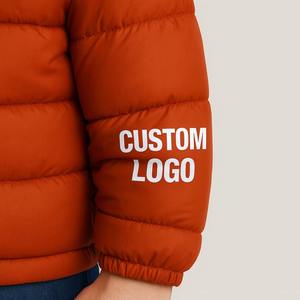 Chaqueta de Invierno Acolchada de Lona con Logotipo Personalizado para Hombre |   Estilo Burbuja con Capucha |   Ropa Exterior Gruesa, Cálida, Aislante y Resistente al Viento - Product Image 5