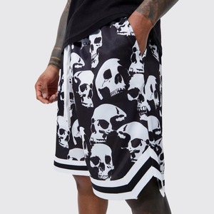 Custom Logo OEM <b>5</b> <b>Inch</b> <b>Inseam</b> Double Layers Solid Casual Workout Polyester/Cotton Heat-Transfer Printed Quick Dry Drawstring - Product Image 4