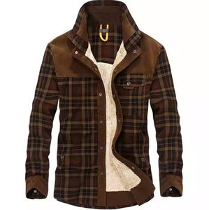 Chaqueta de cuero para hombre, elegante, con cierre frontal, manga larga, ropa de abrigo de invierno diseñada para brindar comodidad, durabilidad y estilo urbano moderno. - Product Image 1