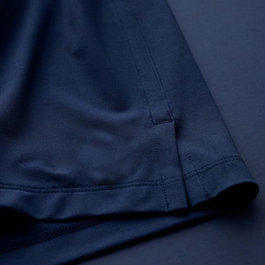 Pantalones cortos de lona de cintura media para hombre con cierre de cintura elástica Patrón sólido Tejido de punto Tinte liso Servicio OEM disponible - Product Image 3