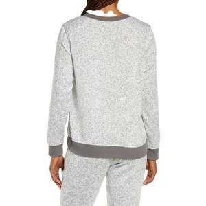 เสื้อกันหนาวแขนยาวขนแกะมีฮู้ดสำหรับผู้หญิงเสื้อสวมหัวแขนยาวฤดูใบไม้ร่วงฤดูหนาว - Product Image 4