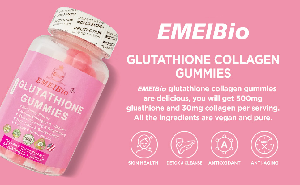 gummy glutathione side effects Nature Glow Glutathione Glow Collagen