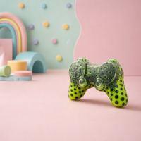Jouet en gel souple en forme de manette de jeu, translucide, à récupération lente, anti-stress, couleur personnalisée, cadeau, OEM, ODM, vente en gros