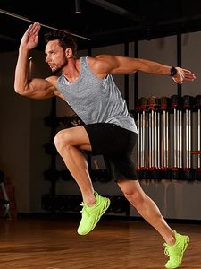 Débardeur d'entraînement sans manches classique pour hommes Tissu respirant pour les entraînements intenses Confort Fit pour la course et l'entraînement - Product Image 3