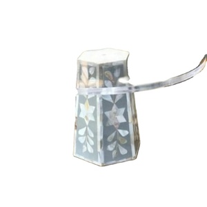 Soporte de pastel de boda con diseño de incrustaciones de hueso natural elegante Herramientas de pastel Premium - Product Image 3