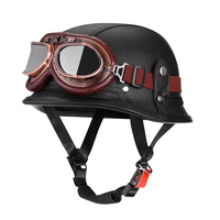 Vente directe usine – Casque de moto rétro style allemand avec design tactique, demi-casques et casques intégraux, lunettes de protection