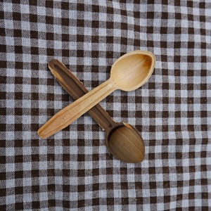 Cuchara de hoja de palma Areca vietnamita desechable, vajilla compostable para el almuerzo, acampar al aire libre, Loto Azul, Ms Amelia + 84855014447 - Product Image 4