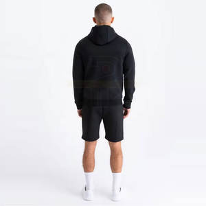 Athletic Hoodies <b>Sweat</b> <b>Shorts</b> <b>Men</b> Set Custom Two Piece Hooded and <b>Short</b> Winter Wear Breathable 100% Cotton - Product Image 2