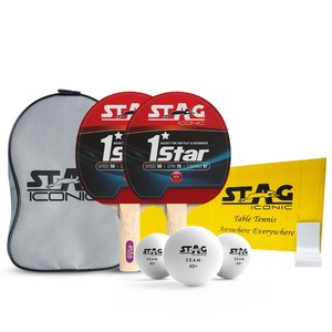 Ensemble de jeu de tennis de table portable Iconic 1 Star Anywhere, série Stag - Product Image 6