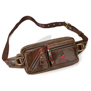 Riñonera deportiva de gran capacidad del fabricante, riñonera de cuero impermeable multifunción a la moda para teléfono - Product Image 1