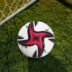 Support de football professionnel de haute qualité en PU avec logo personnalisé Ballons de football thermocollés en PU - Product Image 5