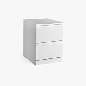 Modern Minimalist <b>Bedside</b> Table Solid Wood and Marble Nightstand/Cabinet for Home or Apartment Smart Design - Product Image 5
