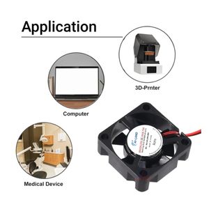 พัดลมระบายความร้อนแบบใบพัดแกน Ailand ขนาด 30x30x15 มม. 2 ขา ปรับระดับได้ ความเร็ว 6000 รอบต่อนาที 3CFM ลูกปืน 21 เดซิเบล 5V DC สำหรับโดรน รับผลิตแบบ OEM/ODM - Product Image 3