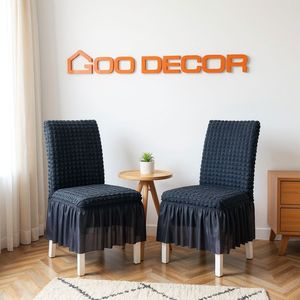 Housse de chaise de banquet de mariage de haute qualité, rayée ivoire, fabriquée au Vietnam pour les mariages - Product Image 5