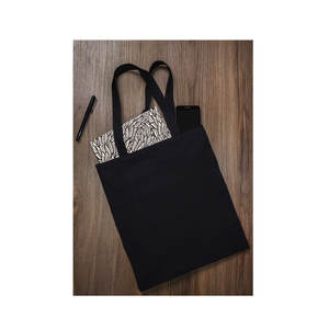 Exportador al por mayor en India Diseño moderno Color sólido 100% Bolsas de compras de algodón Bolsa de lona de calidad superior - Product Image 1