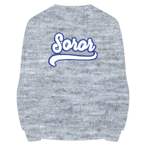 Sweat-shirt à col rond gris 20 Zeta Phi Beta Soror, inspiré des fondateurs de 1920, sororité grecque, femme d'honneur supérieure, coton premium - Product Image 1