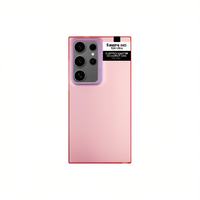 Pour IMD Électroplaqué TPU+PC Coque antichoc couleur unie pour téléphone portable S24 Ultra sans support