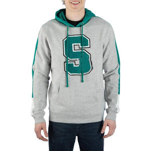 Sweats à capuche zippés en gros, streetwear, broderie en chenille de haute qualité, sweats à capuche unisexes surdimensionnés à prix avantageux - Product Image 1
