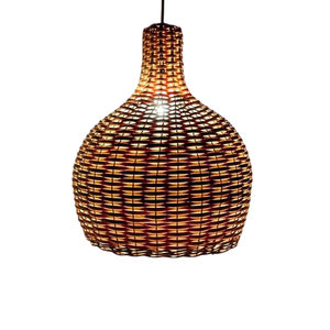 Vente en gros de lampes suspendues en métal tissé design Lampe suspendue rectangulaire/ovale merveilleuse pour la décoration de plafond de salon à la maison - Product Image 3