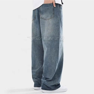 Pantalones Holgados Transpirables para Hombre, Casuales, con Cintura Elástica, Rectos, Ligeros, Oscuros, 100% Algodón, Ecológicos, para Correr, Ropa de Calle, Invierno - Product Image 3
