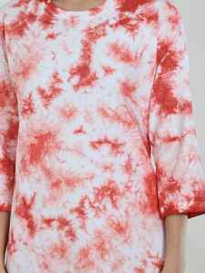 Vestido Midi de verano de rayón 100% para mujer, suelto, Floral, teñido anudado con cintura Natural, respetuoso con el medio ambiente, tejido lavable, bolsillo, estilo informal - Product Image 4