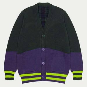 Pull en coton pour femmes, nouveau design tendance, couleur claire, bouton brodé, col en V, manches longues, mignon, automne - Product Image 5