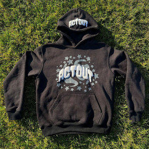 Trending Style Blank Plain 600 Gsm Heavyweight Pullover Oversized Acid Wash Ripped Vintage Hoodie Hombres por Elson Sports - Product Image 5