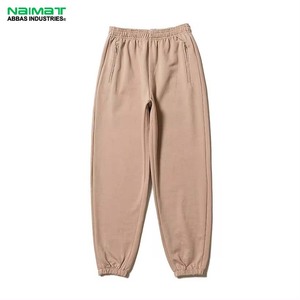 Pantalon de jogging décontracté élégant, uni, 100% coton, léger, coupe-vent, respirant, séchage rapide, logo personnalisé, pour homme - Product Image 4