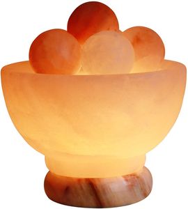 Vente en gros de lampe de bol de sel rose de l'Himalaya artisanal de qualité d'exportation sel de roche naturel technique sculptée artisanat naturel - Product Image 2