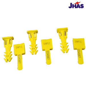 JHAS Joint de tambour de sécurité inviolable durable en 2 pièces 18.5x16mm Installation facile Conception étanche Plastique industriel longue durée - Product Image 4