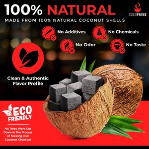 Proveedor de Carbón de Coco Premium, Cubos de Carbón para Hookah de Larga Duración, Alta Densidad, Venta al Por Mayor - Product Image 6