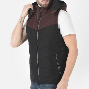 Chaleco Acolchado Sin Mangas Personalizado de Alta Calidad, Ligero, de Lona, con Cuello Alto y Cremallera Completa, Chaleco Abrigado con Logotipo - Product Image 2