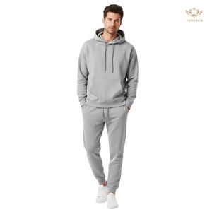 Survêtement en molleton personnalisable pour hommes de qualité supérieure survêtement d'hiver ensemble vêtements de sport décontractés Yokebud vente en gros sweat à capuche OEM - Product Image 2
