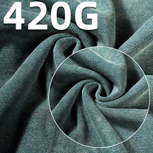 Fabricant en gros 100% coton 380 GSM Lavé à l'acide Vintage Col rond Sweat-shirts pour hommes bon marché Mode personnalisée Basiques - Product Image 6