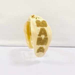 Indian Vintage Retro Style <b>Headbands</b> Handmade Beadwork Embroidered Glass Beaded Knotted Style Girls Kids Women's Accessory - Product Image 1