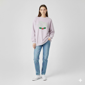 Women Winter Long Knitted Oversized Mockneck Sweatshirt Casual Relaxed Pullover Streetwear Fashion <b>Top</b> for Cozy Style - Product Image 1