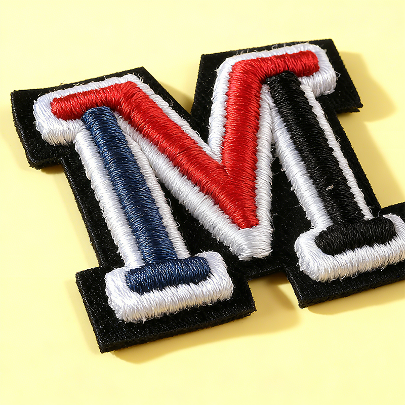 Custom 3D Puff Embroidery Sew on Iron on logo Patch Embroidered Patches ...