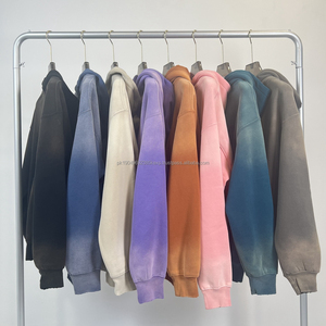 Sudadera con Capucha Extra Grande de Felpa Gruesa de 360 Gramos de Alta Calidad, Sudadera con Capucha para Hombre con Estampado Personalizado al por Mayor, Lavado Ácido - Product Image 3