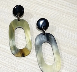 Último diseño de cuerno de búfalo pendientes de precio barato para las mujeres y artesanía cuerno producto cuerno COLOR DE LA India - Product Image 3