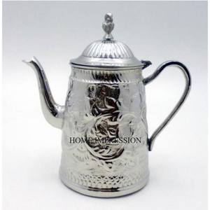 Most Fancy Unique Designer Hot Selling Factory Direct Supply Brass Tea Pot for Espresso & Tea Serving Hotel & Restaurant Supply - Product Image 3