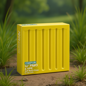 STAEDTLER pour Fimo Soft Beach Grass 6 VPE Pack pour l'artisanat en argile - Product Image 3